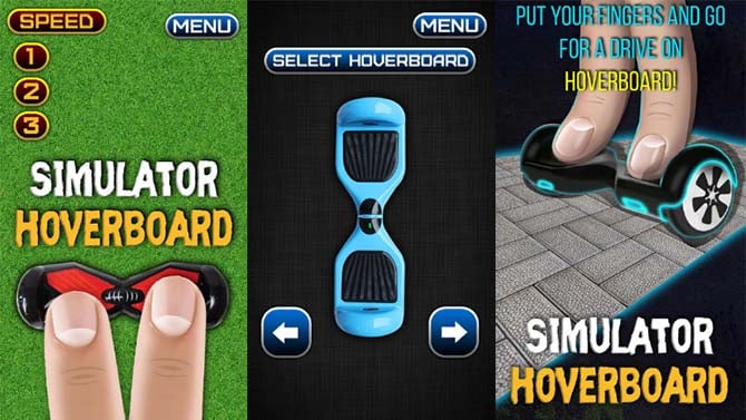 stimulator hoverboard app preview