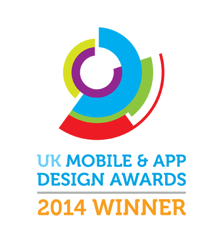 uk mobile and app design awards 2014 winner badge