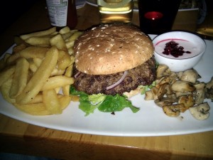 Elk burger